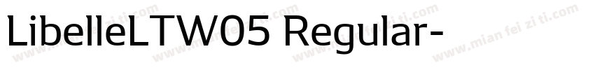 LibelleLTW05 Regular字体转换